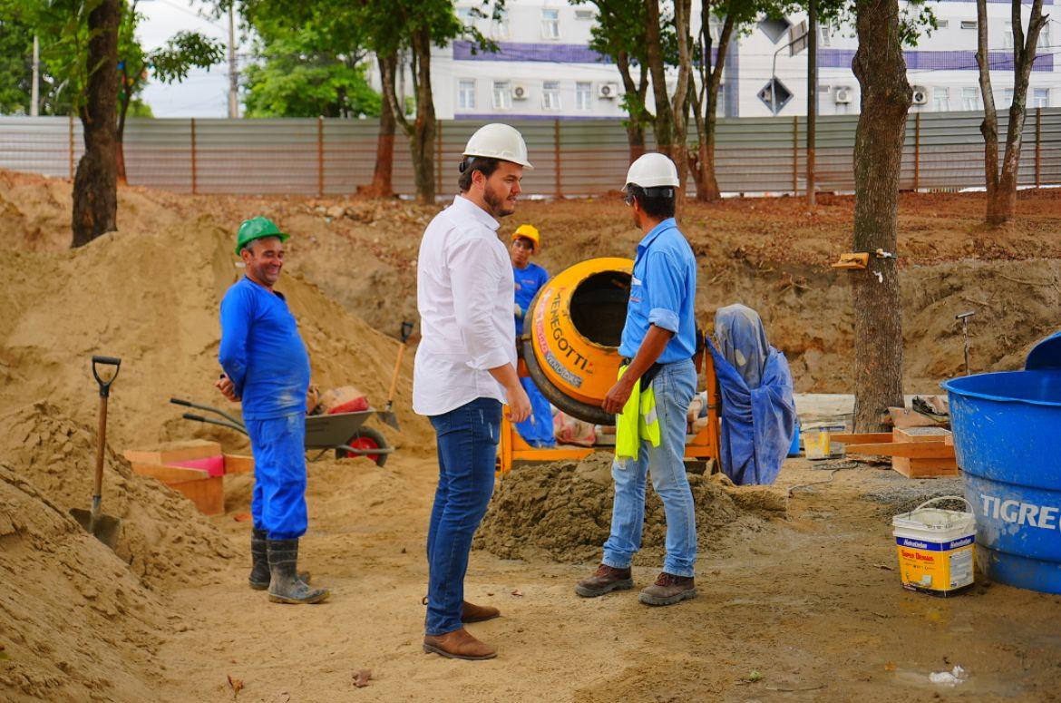 Trade Turístico de Campina Grande visita canteiro de obras do Parque Evaldo Cruz