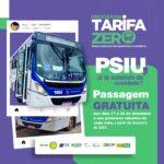 Transporte coletivo terá “Tarifa Zero” neste sábado em Campina Grande