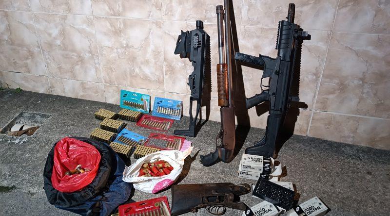 Operação apreende armas, munições e explosivos após troca de tiros em Mandacaru
