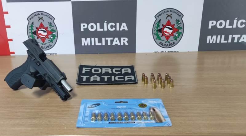 Polícia Militar frustra novos crimes e apreende arma de fogo durante incursão em comunidade na Capital