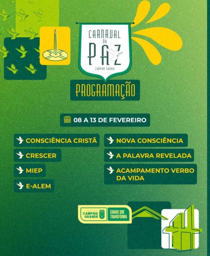Carnaval da Paz: relembre quais são os eventos e datas das programações em 2024