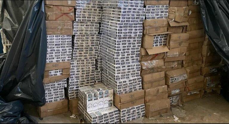 Mais de 40 milhões de cigarros contrabandeados são apreendidos em operação na Paraíba
