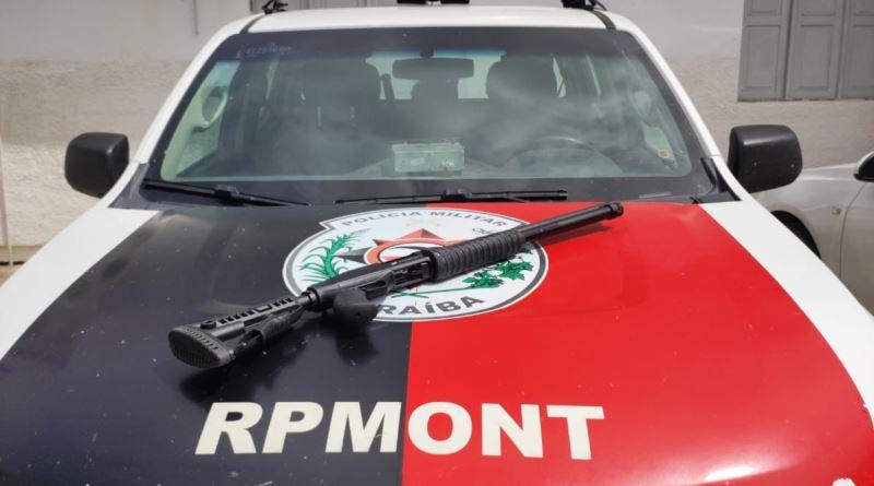 PREVENÇÃO: Polícia Militar apreende armas de fogo em Campina Grande e em Santa Helena
