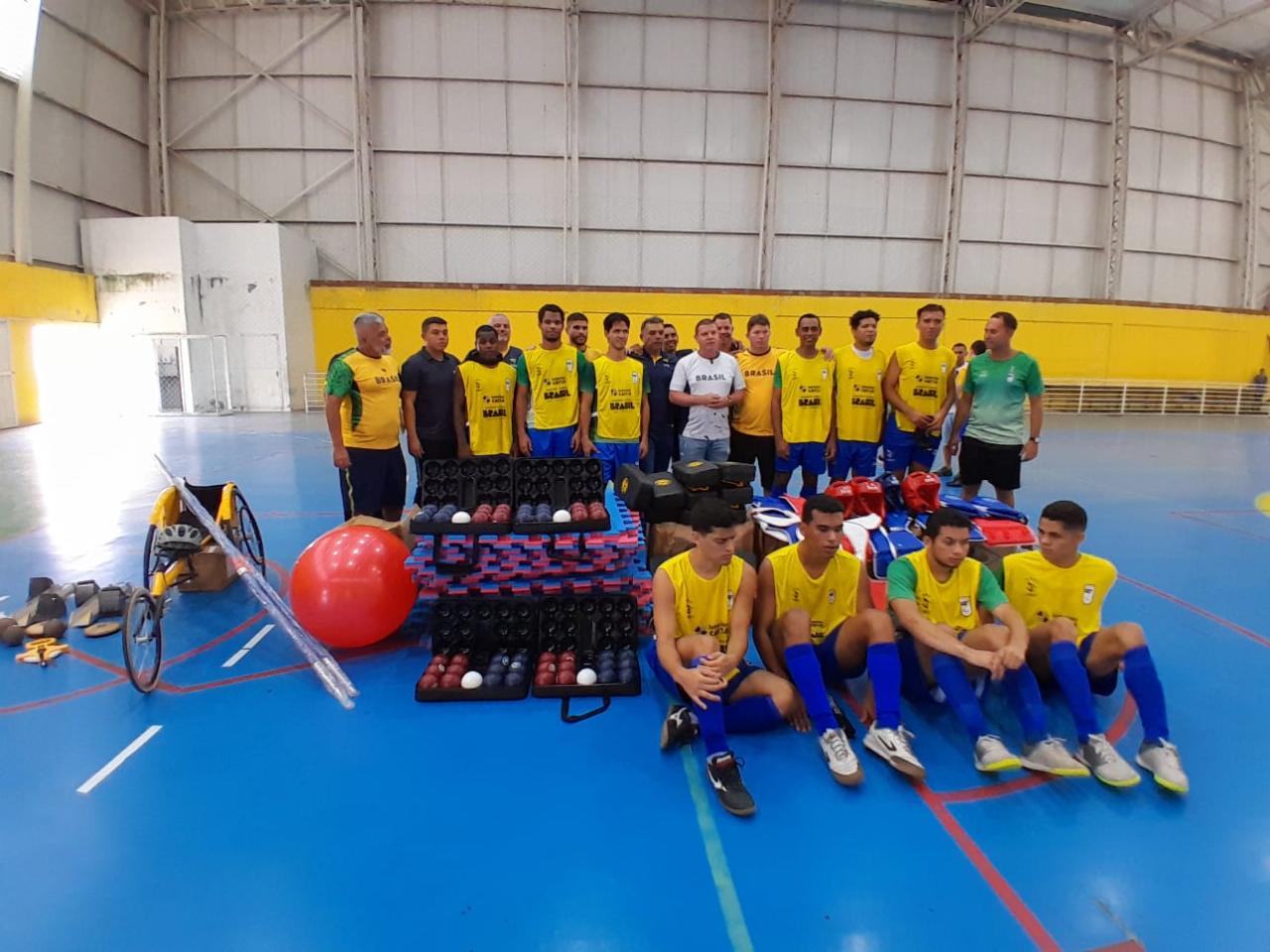 Seleção Brasileira de Cegos realiza treino no Centro de Referência em Paradesporto do Parque da Liberdade