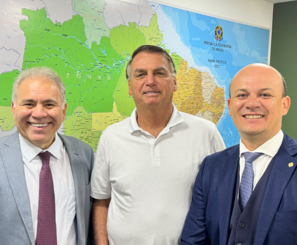 Cabo Gilberto e Marcelo Queiroga se unem após reunião com Bolsonaro em Brasília