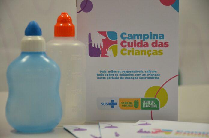Campina Cuida das Crianças: Secretaria de Saúde disponibiliza dispositivo de lavagem nasal infantil