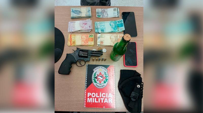 Com auxílio de câmeras do CICC, trio é preso com arma e drogas perto de bar de Campina Grande