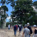 Estudantes de arquitetura visitam obras de revitalização do Parque Evaldo Cruz
