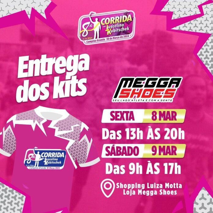 Kits para a Corrida da JK serão entregues nesta sexta-feira e sábado