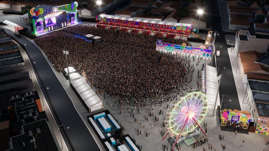 Novo layout do Parque do Povo foi desenvolvido priorizando conforto e segurança para o público