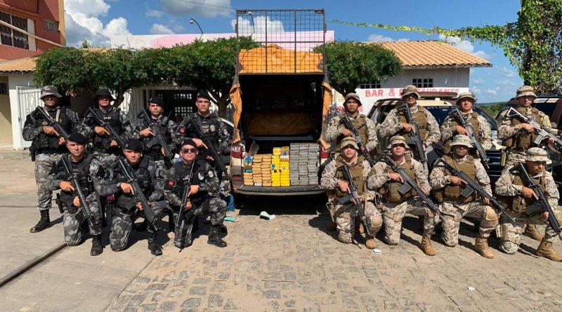 Polícia Militar apreende mais de 100 kg de drogas que foram trazidas do Norte para o sertão da PB