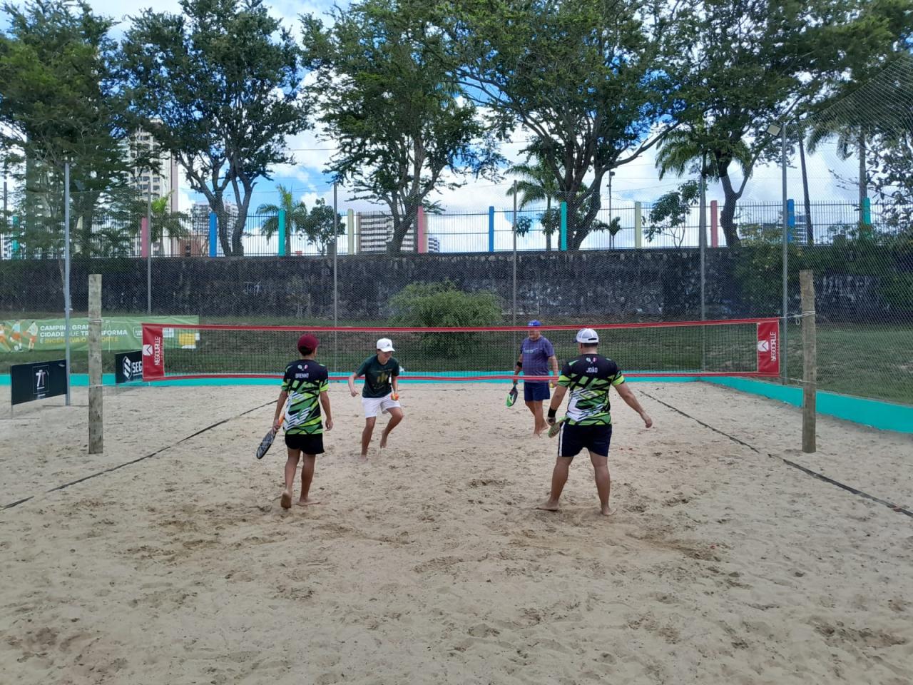 Prefeitura de Campina Grande realizou neste sábado 1º Torneio Sejel de Beach Tênis