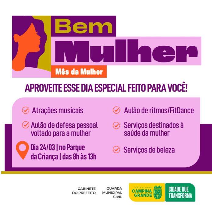 Prefeitura promove dia especial para as mulheres, no Parque da Criança
