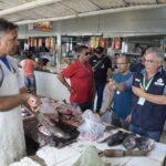 Semana Santa: Gevisa realiza fiscalização da comercialização de peixes e orienta consumidor
