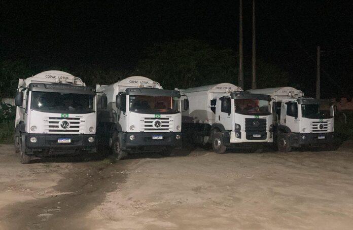 COLETA DE LIXO: Primeiros Caminhões da empresa Ecco Liberty já estão em Campina Grande iniciando o trabalho de limpeza pública