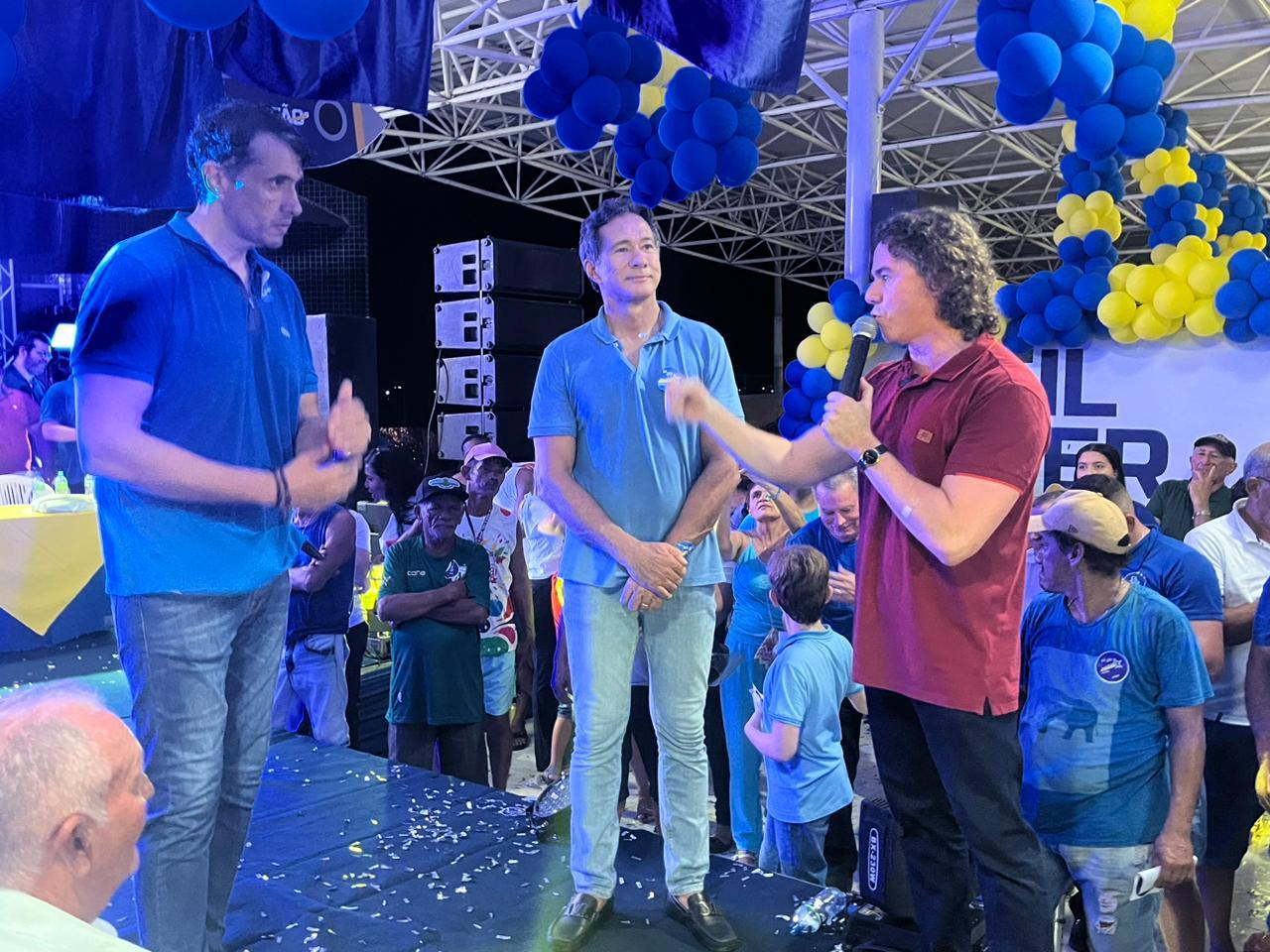 Com Veneziano e Efraim Filho, MDB e União Brasil lançam pré-candidato a prefeito Dr. Gilberto Sarmento em Sousa