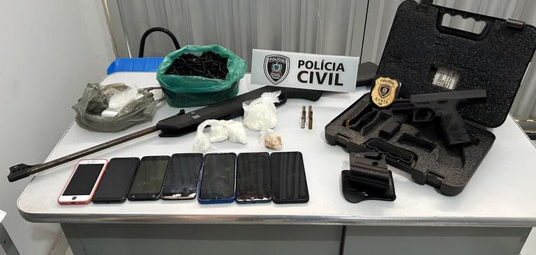 NO CARIRI: Operação prende quatro suspeitos, apreende armas de fogo e quase 350 munições