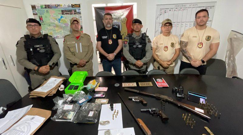 No Sertão, ação conjunta mira crimes de homicídio, tráfico e roubo durante Operação Confluência