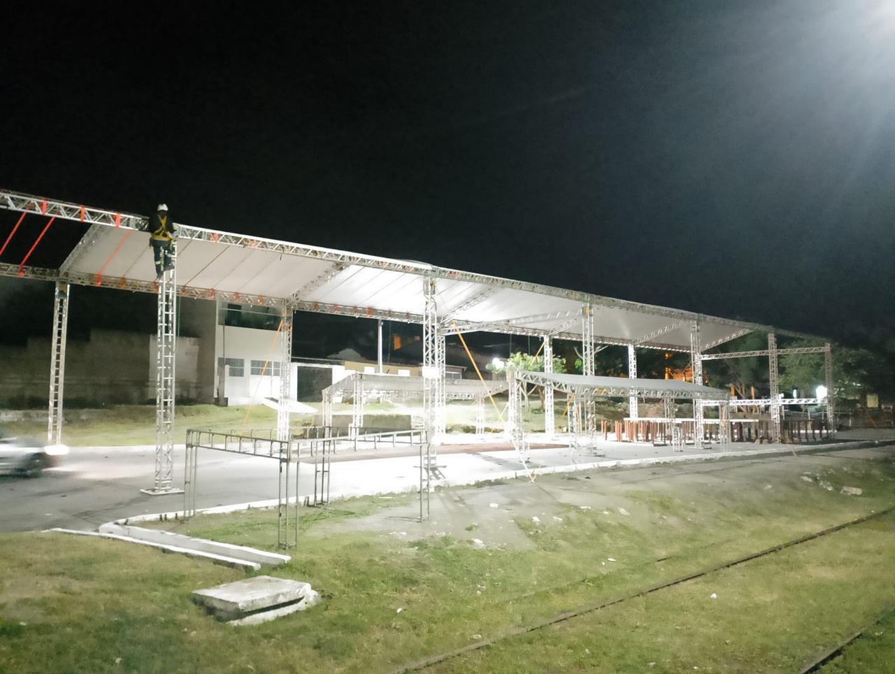 Distrito de Galante recebe mega estrutura para O Maior São João do Mundo