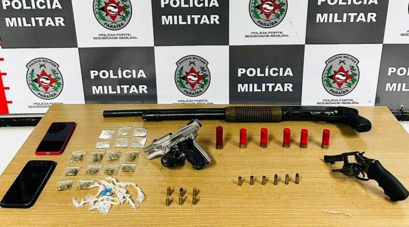 Operação apreende armas durante confronto com suspeitos de atuar no tráfico de drogas na Capital