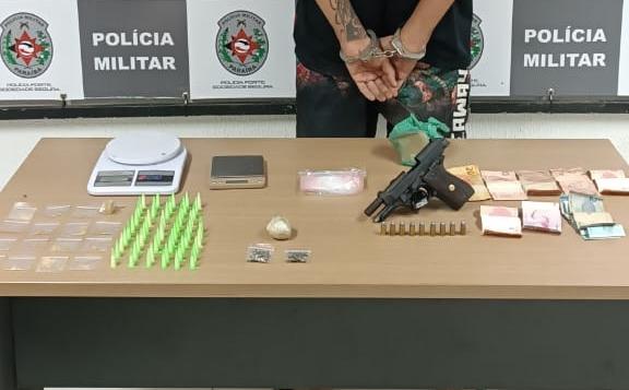 Operação no Bairro São José prende mais um suspeito com arma e drogas