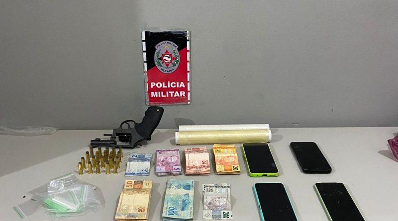 Polícia Militar prende casal suspeito atuar no tráfico de drogas na cidade de Bayeux