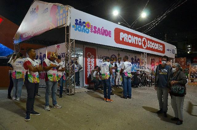 Pronto-socorro da Prefeitura no Parque do Povo realiza 48 atendimentos na primeira noite