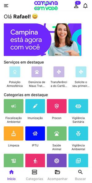 Campina com Você: Serviços de saúde são os mais utilizados no aplicativo e usuários dão nota máxima em avaliação