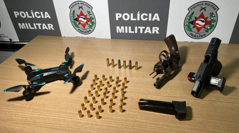Mais de 90 armas de fogo já foram apreendidas pela PMPB em Cabedelo neste ano
