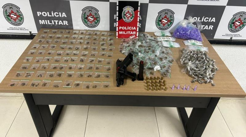 Polícia Militar apreende arma de fogo em ponto de tráfico, em João Pessoa