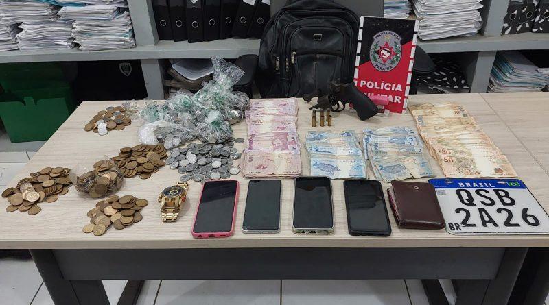 Polícia Militar frustra fuga de dupla acusada de assaltar casa lotérica na cidade de Gurinhém