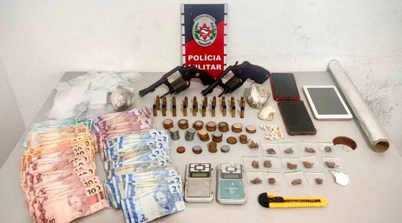 Polícia Militar prende suspeitos por tráfico de drogas na cidade de Patos