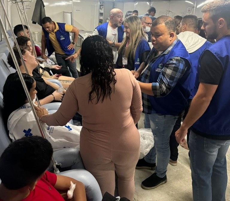 Postos de Pronto Atendimento já somam mais de 1.200 assistências de saúde nas festas juninas da Paraíba