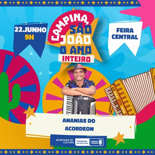 Programa “Campina, São João o Ano Inteiro” leva forró pé-de-serra para a Feira Central, neste sábado