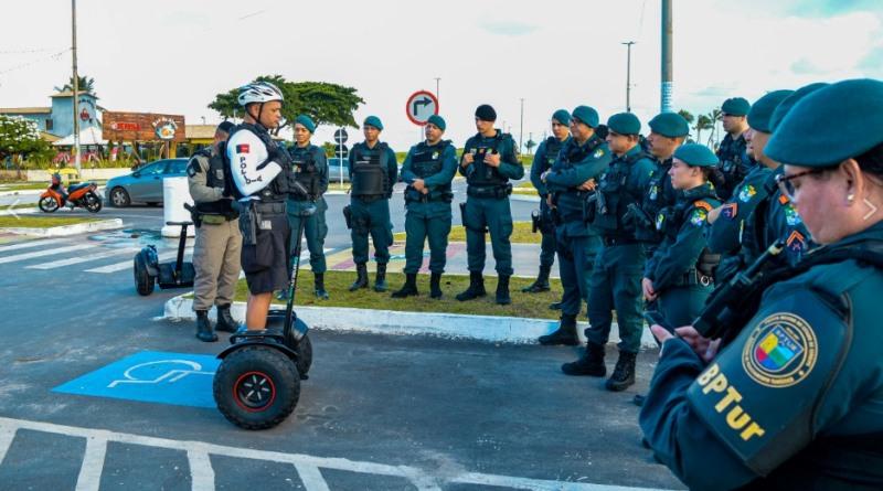 REFERÊNCIA: Polícia Militar da Paraíba capacita policiais de Sergipe para uso de diciclos elétricos em áreas turísticas