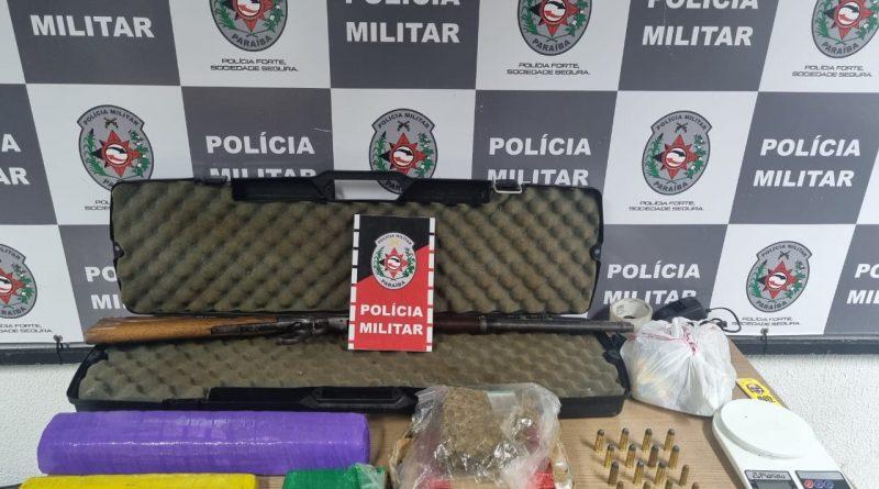 Polícia Militar apreende drogas e arma durante reforço das ações na zona sul de João Pessoa
