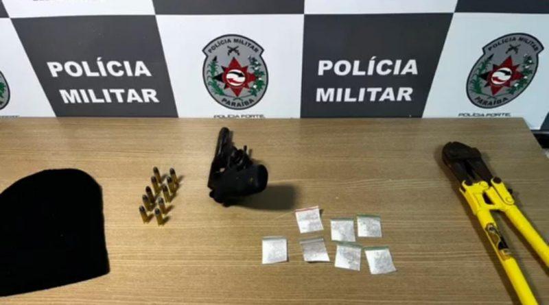 Polícia Militar frustra ataque e apreende arma de fogo e drogas em Cabedelo