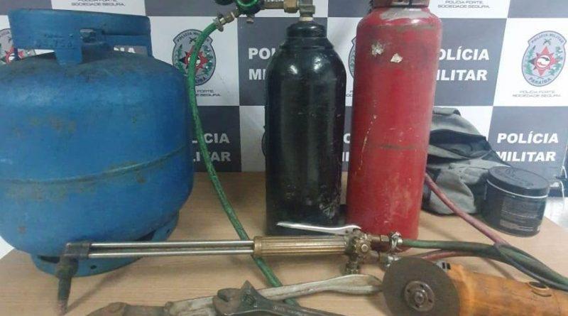 Polícia Militar frustra violação de cofre de posto de combustível em João Pessoa