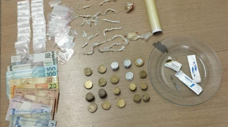 Suspeito de tráfico é preso com crack, maconha e cocaína prontas para a venda em Campina Grande