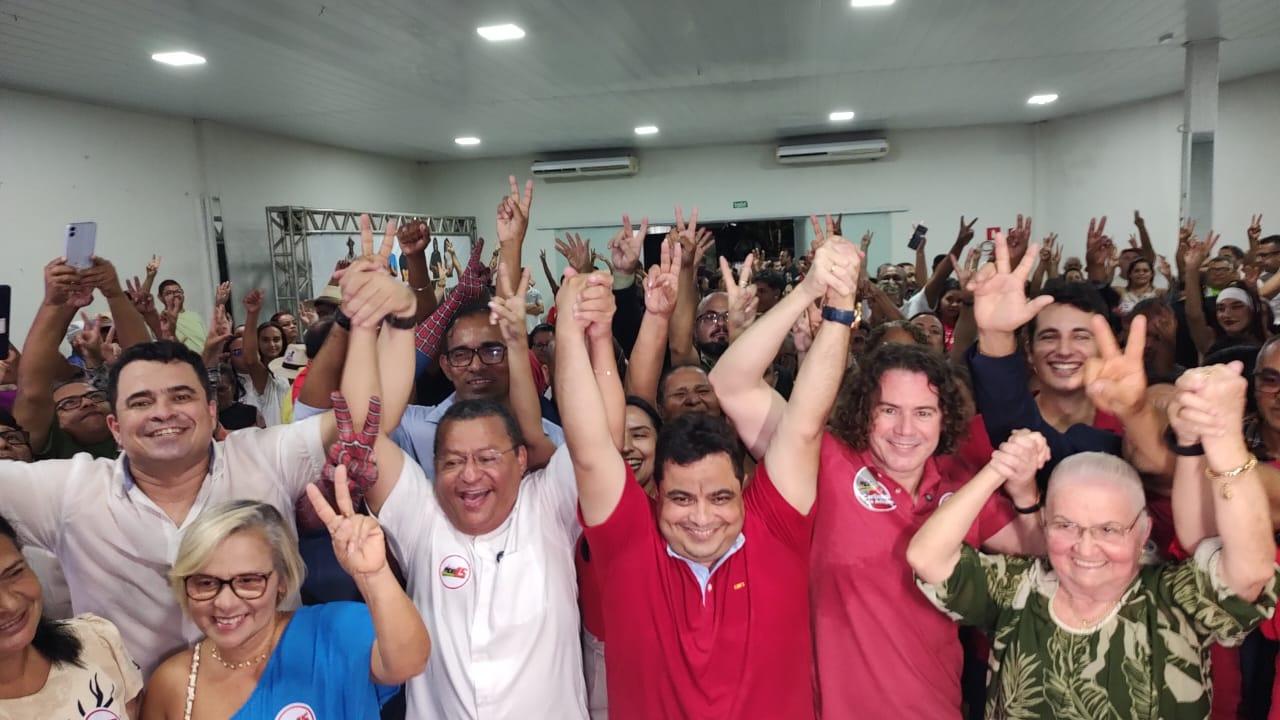 Veneziano participa ao lado de Nilvan de convenção que oficializou os nomes do MDB ao poder legislativo, em Santa Rita: “Partido vem forte”
