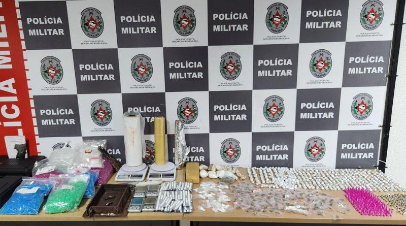 Polícia Militar desarticula laboratório de drogas e apreende cerca de 2 mil porções de entorpecentes na Capital