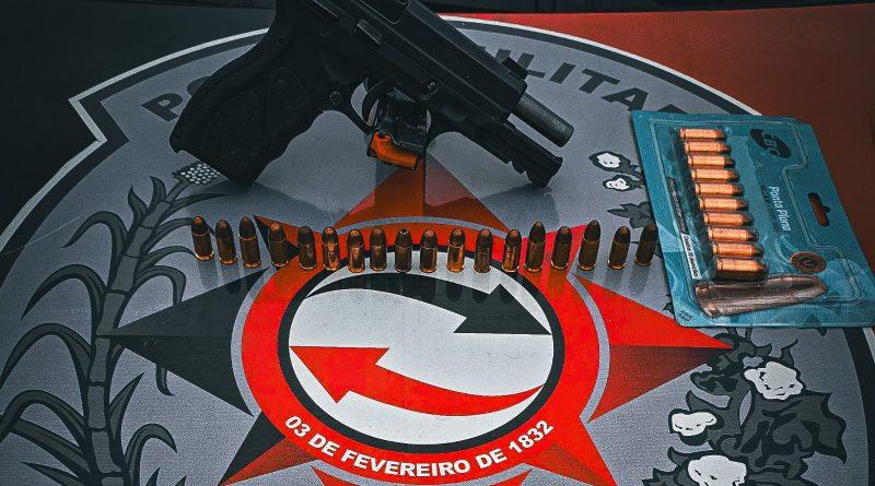 Reforço das ações na cidade de Gurinhém resulta em mais uma apreensão de arma de fogo