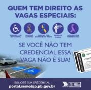 Estacionamento prioritário Semob-JP já emitiu mais de 300 credenciais para crianças e adolescentes autistas este ano