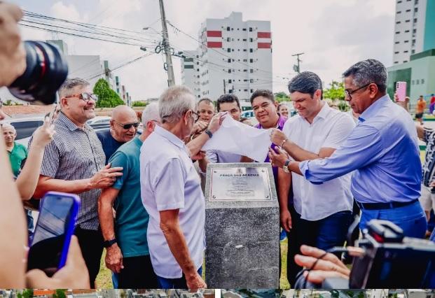 Prefeito Cícero Lucena inaugura a Praça das Acácias, no bairro dos Bancários
