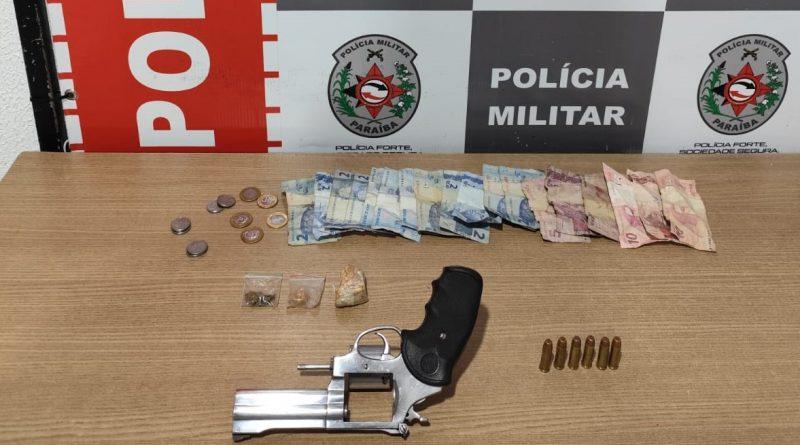 PM apreende arma e drogas durante reforço da segurança na zona norte de JP