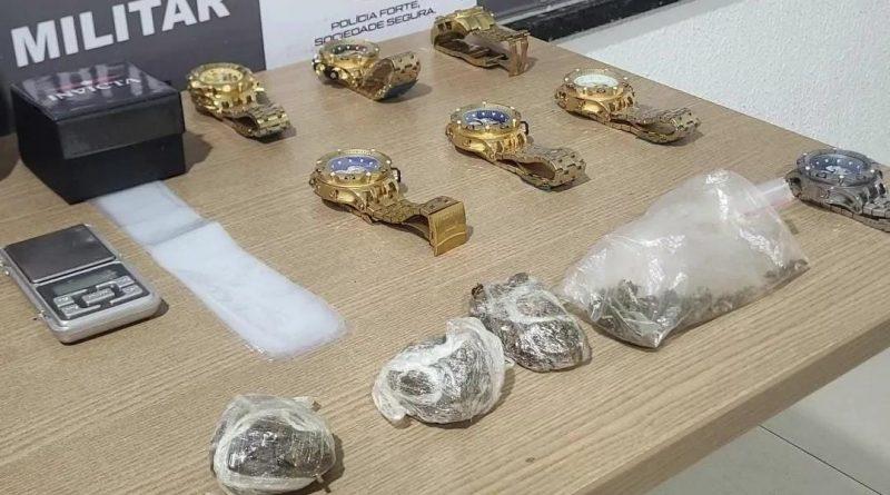 Suspeito que já responde por tráfico é preso novamente com drogas na zona sul de JP