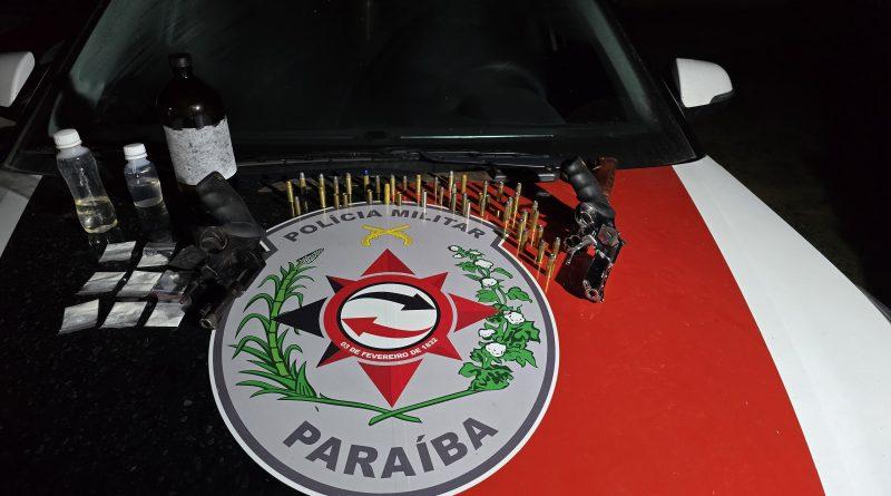 Suspeitos são presos com armas durante operação na cidade de Pilar