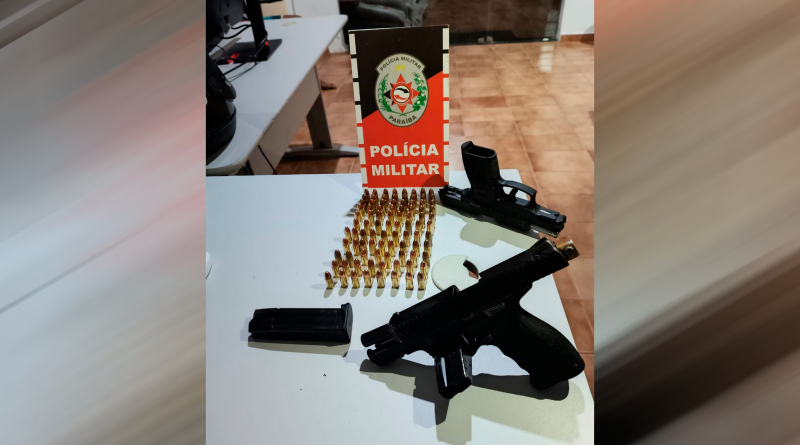 Polícia Militar cumpre mandando de prisão e apreende armas de fogo durante operação em Santa Luzia