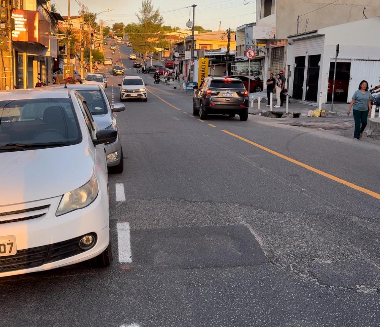 STTP libera estacionamento na Rua do Sol, no bairro Santa Rosa