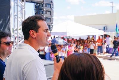Em Pitimbu, vice-governador Lucas Ribeiro inaugura mais uma creche do programa Paraíba Primeira Infância